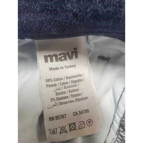 Mavi Jeans Mens 34x30 Blue Zach Straight Leg Athletic Denim Stretch Medium Wash - Picture 10 of 14